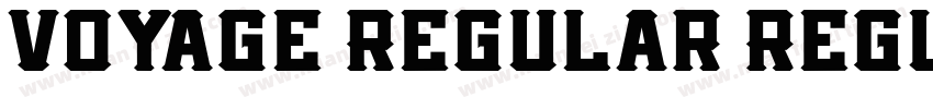 Voyage Regular Regul字体转换